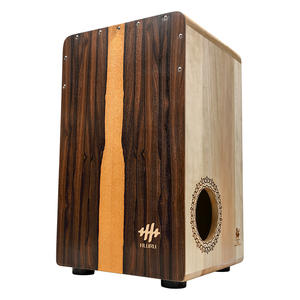 HLuru กลองกล่องกลองสำหรับผู้ใหญ่, กลองกลองกลองกลองกลองสองด้านปรับได้เครื่องเคาะกลองดีไซน์ใหม่ - Product Image 4