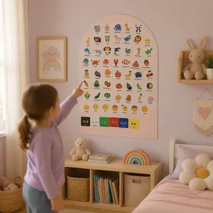 Piastrelle Magnetiche Educative UCI Original Design per Bambini, Magneti per l'Apprendimento Precoce delle Prime <span class=keywords><strong>Parole</strong></span> - Product Image 5