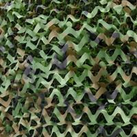 Filet de camouflage en polyester double couche pour le camping et la chasse en extérieur, design furtif de la jungle
