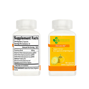 Cápsulas adelgazantes y supresoras del apetito OEM/ODM | Píldora de cápsulas de desintoxicación para pérdida de peso y quema de grasa | Etiqueta privada personalizada - Product Image 1