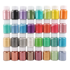 Poudre de Mica Qualité Cosmétique Pigment Nacré Fard à Paupières Scintillant Fait Main pour le Visage Palette de Fards à Paupières Gel Douche Teinté Rouge à Lèvres Végétalien - Product Image 1