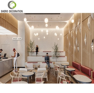 Comptoir d'affichage de boulangerie de Table d'affichage de vitrine de magasin de pain pour la conception de meubles de café haut de gamme - Product Image 3