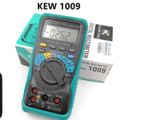 Multimeter Digital Kyoritsu KEW1009 untuk Kegunaan Industri - Presisi Tinggi Tiga Digit 0-600V Tegangan AC/DC 0-10A Arus