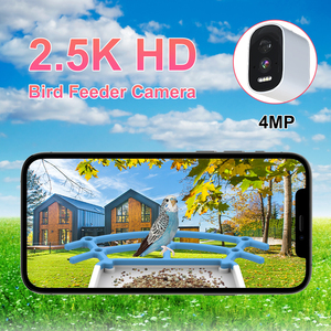Caméra de surveillance des oiseaux professionnelle avec reconnaissance des espèces par IA, vidéo 4MP, WiFi, télécommande - Product Image 5