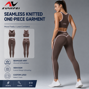 Nouveaux Leggings de Yoga et de Sport 2026 XF à Logo Personnalisé, Taille Haute, Séchage Rapide, Effet Push-Up, pour Femmes - Product Image 1