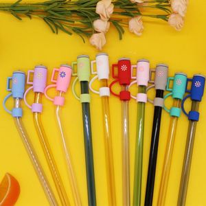 New Arrival 10mm Straw Dust Cap Universal Cup Accessories Silicone Straw Plug Cross-border Hot Item - Product Image 4