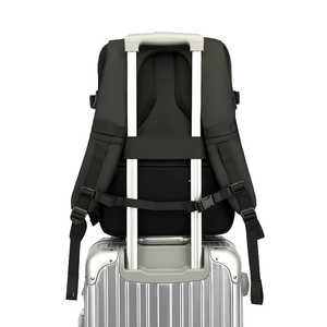 Large Capacity Waterproof Business Backpack Zipper Closure Oxford Material Expandable airbag <b>Vacuum</b> Compression Seal Backpack - Product Image 5