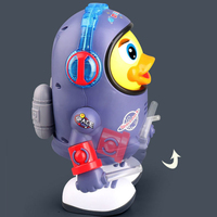 Offres Spéciales Dancing Space Ducks Can Sing Swinging Robots Early Education Intelligence Cute Duck Dolls Jouets anglais pour enfants