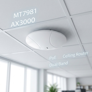 อุปกรณ์กระจายสัญญาณไวไฟอุตสาหกรร<span class=keywords><strong>ม</strong></span> AX3000 WiFi 6 แบบไร้สาย ดูอัลแบนด์ กิกะบิต 1WAN+1LAN ครอบคลุมพื้นที่ไวไฟกว้าง ความเร็วสูง ปรับแต่งเครือข่ายได้ - Product Image 1