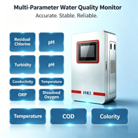 Analyseur en ligne de la qualité de l'eau pour métaux lourds industriels M200-Pb, spectrophotomètre intelligent de haute précision pour la teneur en plomb totale