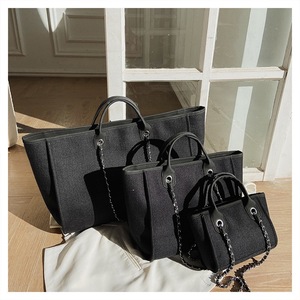 Nouveaux Sacs Fourre-Tout d'Épaule Personnalisés pour Femme en Toile, Vente en Gros, Sacs de Plage et de Shopping Tendance - Product Image 4