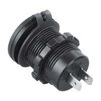 Toma de Corriente USB para Automóviles, Barcos y Embarcaciones Marinas de 12V-24V, Toma de Corriente USB Doble A + Doble Tipo-C, Enchufe de Carga USB