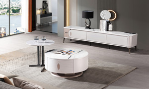 Living Marble <span class=keywords><strong>Mesa</strong></span> Design Tv Stand Modern Luxury para Stands Dormitorio Decoración Mesas De Wall Units Coffee Tv Stand Modern Luxury - Product Image 5
