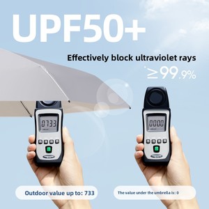 <span class=keywords><strong>Parapluie</strong></span> <span class=keywords><strong>pliant</strong></span> manuel mini anti-UV 50+ en tissu, capsule, <span class=keywords><strong>haut</strong></span> <span class=keywords><strong>de</strong></span> <span class=keywords><strong>gamme</strong></span>, pour <span class=keywords><strong>femme</strong></span>, anti-UV, cinq plis, cadeau publicitaire - Product Image 3