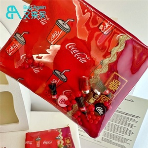 Haute Qualité À La Mode Nice Unique Drôle Petit Cadeau Mignon <span class=keywords><strong>Coca</strong></span> <span class=keywords><strong>Bouteille</strong></span> Cola Imprimer Quicksand Maquillage Cosmétique Sac pour Les Filles - Product Image 5