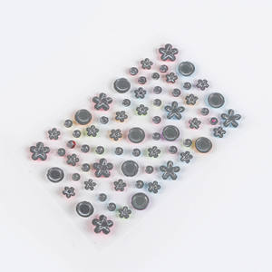 Amour bricolage scène maquillage des yeux et coque de téléphone décoration enfants acrylique strass autocollants décoratifs bricolage accessoires - Product Image 5