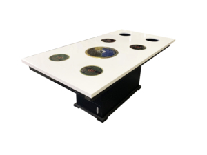 Yawei thương mại thịt nướng lẩu tích hợp bảng, một người một nồi lẩu bếp nhỏ, bàn bếp nướng - Product Image 2