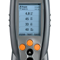 Analyseur de gaz de combustion Testo 340, testeur d'émissions industriel portable, 4 capteurs de gaz, TUV EN 50275 O2 CO NO SO2