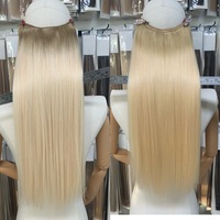 Extensions de cheveux naturels vierges Luxsea Raw Single Donor Genius à clipser, 100% cheveux humains, 28 pouces, brun naturel, pointes pleines, OEM