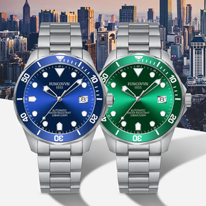 Funcovvn F3019 Moda de lujo de gama alta Movimiento SEIKO Reloj mecánico automático de acero inoxidable completo Antiguo Sport Business 100 - Product Image 2