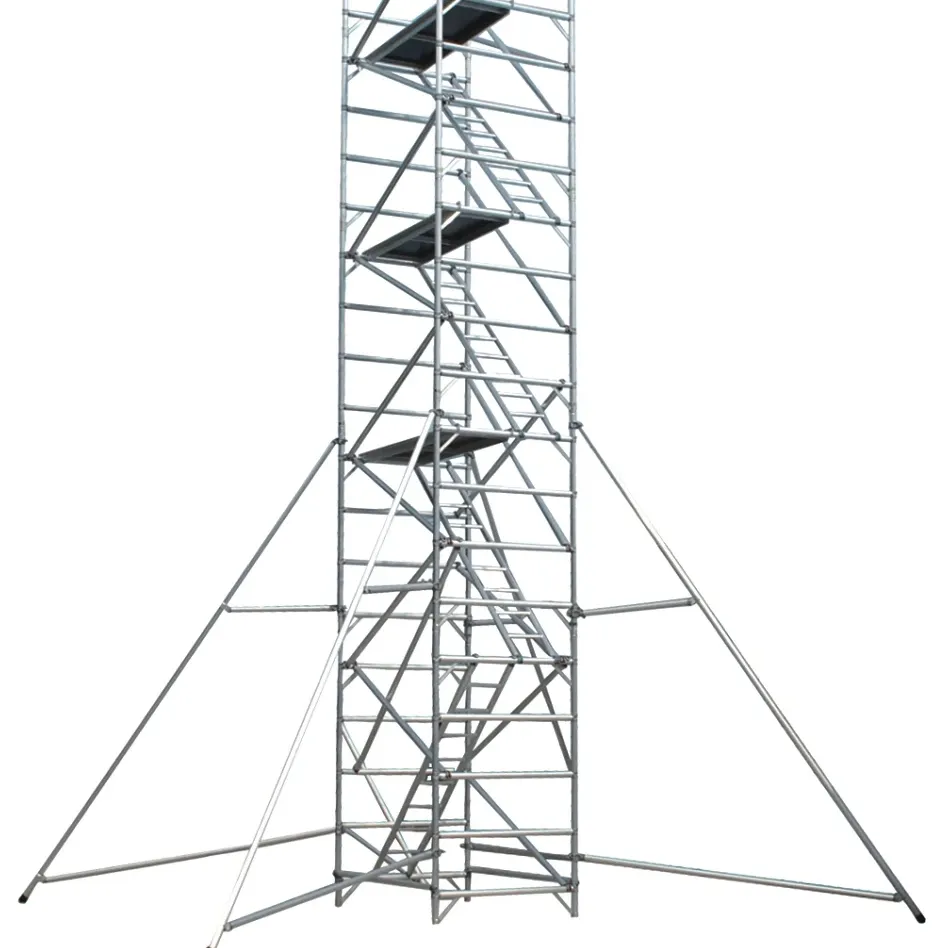Satılık LINYIQUEEN İskele alüminyum İskele kulesi 9M alüminyum mobil İskele kulesi