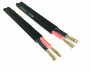 Cable solar de 4 mm2, cable solar de 6 mm2 para célula solar con pestaña, sistema de energía solar con certificado CPR B2CA