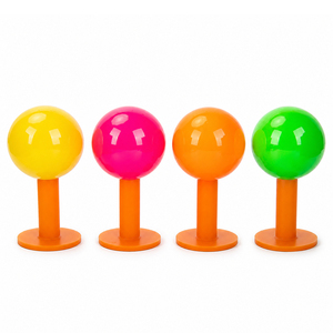 Pelotas de Golf de Color Sólido de Alto Brillo al por Mayor, Pelotas de Golf Multicolores de 60 mm con Logotipo para Regalos Promocionales de Marca y Club - Product Image 5