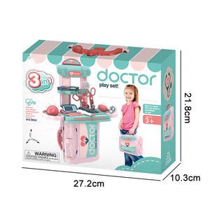 Ensemble de jouets de jeu de rôle pour enfants, docteur, Kinderspielzeug, sac portable en plastique, jouets médicaux pour enfants - Product Image 4