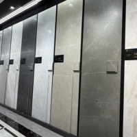 Carrelage en céramique de porcelaine blanc Calacatta, finition mate, non émaillé, antidérapant, antibactérien, 750*1500, moderne, pour intérieur et extérieur, salle de bain