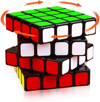Cubes de Casse-tête magiques ABS personnalisés de haute qualité 2x2 3x3 4x4 5x5 vitesses entraînement éducatif au QI pour les enfants