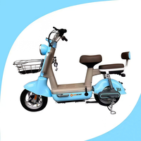 Vélo de route électrique 6 vitesses 48V 350W, cadre tout acier, pneus 14 pouces, freins à tambour avant/arrière sans balais, léger pour adultes, longues distances