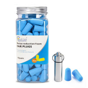 Bouchons d'<span class=keywords><strong>Oreille</strong></span> Jetables Personnalisés en Mousse, 60 Paires, pour Sommeil, Ronflement, Voyage et Protection Auditive pour <span class=keywords><strong>Moto</strong></span> - Product Image 1