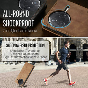 CaseMe venta al por mayor Retro magnético para Xiaomi 15 15 ultra Poco X7Pro Funda de cuero PU teléfono inteligente para <span class=keywords><strong>Xioami</strong></span> Poco X7 Pro funda tipo cartera - Product Image 3