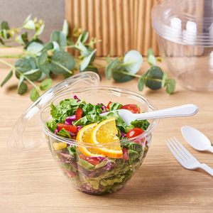 48oz dùng một lần <span class=keywords><strong>salad</strong></span> <span class=keywords><strong>container</strong></span> rõ ràng nhựa kín nắp đậy Takeaway trái cây Quinoa bữa ăn trưa vỉ cho món <span class=keywords><strong>salad</strong></span> - Product Image 3