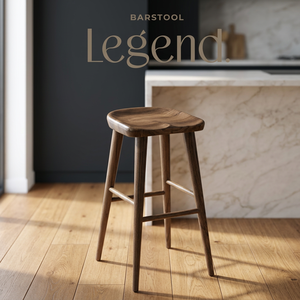 <b>Bar</b> <b>Stool</b> Counter Rustic Antique Finish <b>Backless</b> Non-Foldable Solid Wood Living Room Furniture Seating Made Turkey for Hotel Use - Product Image 3