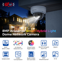 Kit Kamera IP Hikvision 4/8MP Acusense Dual Light 4ch 8ch 16ch 32ch dengan Pengenalan Wajah, PoE, NVR, Sistem Kamera Jaringan Berkabel