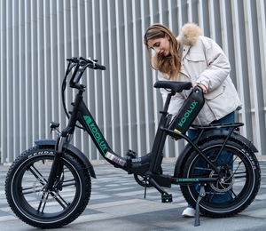 KOOLUX EU STOCK Bicicleta Eléctrica Todoterreno de 500W 48V con Neumáticos Anchos, 120km de Autonomía, Plegable y Potente para Aventuras KL6S Fol - Product Image 5