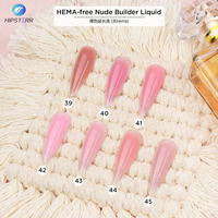Hipsterr blanc laiteux BIAB Gel constructeur Gel vernis auto-nivelant Nude rose bâtiment liquide Extension ongles tremper UV Gel vernis