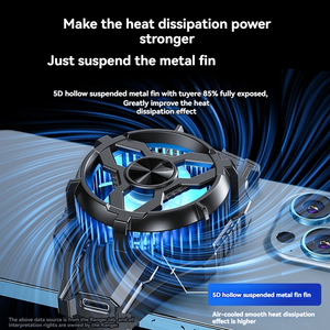 Support <span class=keywords><strong>de</strong></span> support <span class=keywords><strong>de</strong></span> téléphone ventilateur <span class=keywords><strong>de</strong></span> refroidisseur <span class=keywords><strong>de</strong></span> téléphone portable radiateur à semi-conducteur radiateur <span class=keywords><strong>de</strong></span> <span class=keywords><strong>refroidissement</strong></span> pour 3.46 pouces ios android - Product Image 3