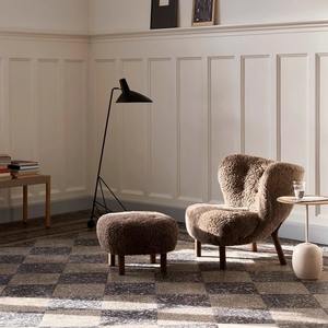 Poltrona Singola Reclinabile in Legno Stile Vintage Francese, Design Casual Color Crema per Soggiorno, Arredamento Casa Little <span class=keywords><strong>Petra</strong></span> - Product Image 2