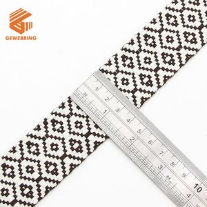Custom 100% Polyester <b>Webbing</b> Ethnic Style Strap for Crafting Belts Tote Straps Furniture Trim - Product Image 6