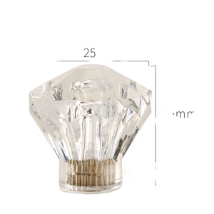 door handles Cabinet door handles acrylic <b>crystal</b> head drawers cabinet and wardrobe - Product Image 1