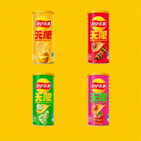 Chips de pommes de terre en conserve en gros 62g Saveurs originales Concombre BBQ Multi-saveurs Barre de collation croustillante Snacks exotiques Chips de pommes de terre non frites