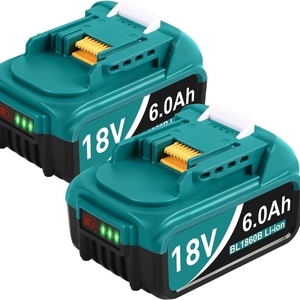 Batería de Repuesto de Iones de Litio de 18V y 6.0Ah para Herramientas Eléctricas Inalámbricas, Compatible con las Baterías BL1860, BL1820, 1830B, 1840B y 1850B - Product Image 2
