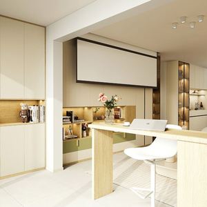 <b>TV</b> Rack Modern Cabinet Equipment Storage System for <b>Wall</b> <b>Mounted</b> Entertainment Centers and Media Devices Organization - Product Image 5