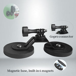Accessoires personnalisés pour microphone d'extension de caméra <span class=keywords><strong>Go</strong></span> <span class=keywords><strong>Pro</strong></span> avec base magnétique à double aspiration et adaptateur universel <span class=keywords><strong>Go</strong></span> <span class=keywords><strong>Pro</strong></span> - Product Image 4