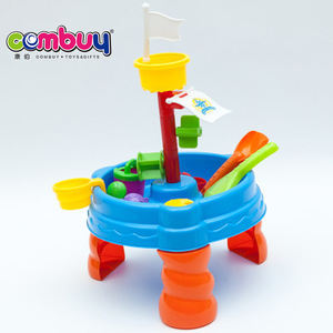 Jouet d'été pour l'extérieur, table <span class=keywords><strong>à</strong></span> <span class=keywords><strong>eau</strong></span> en plastique, jouet pour 2 enfants, 1 <span class=keywords><strong>bac</strong></span> <span class=keywords><strong>à</strong></span> <span class=keywords><strong>sable</strong></span> - Product Image 2