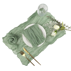Fazzoletto di cotone in filo Bali garza a bolle pieghettate transfrontaliera per matrimonio o per decorazioni per la casa panno in Crepe - Product Image 5
