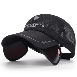 Breathable Mesh Baseball Cap With Extended Brim Sun Protection For Outdoor Fishing Summer Sport Hat - Product Image 1