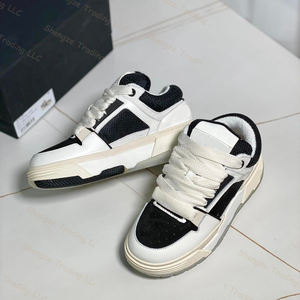 Zapatos Deportivos de Diseñador Amiry para Hombre, Marca de Lujo, Alta Calidad, Cuero Negro y Blanco, Estilo Casual para Caminar, a la Moda - Product Image 4